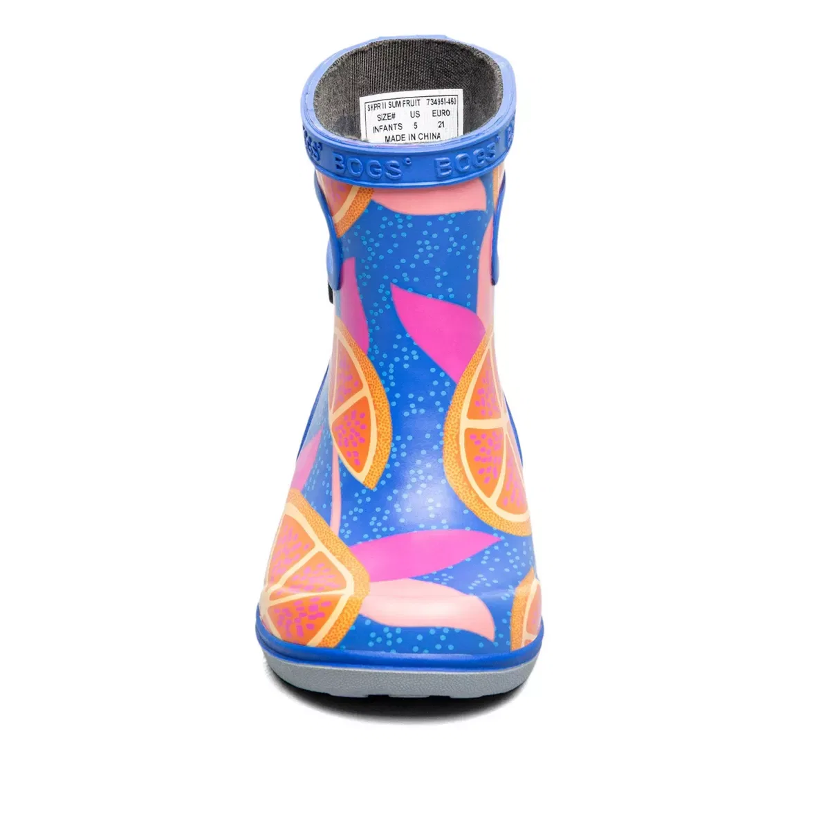 Детские сапоги-дутики водонепроницаемые Skipper II Summer Fruit Bogs, Blue Multi — фото 2