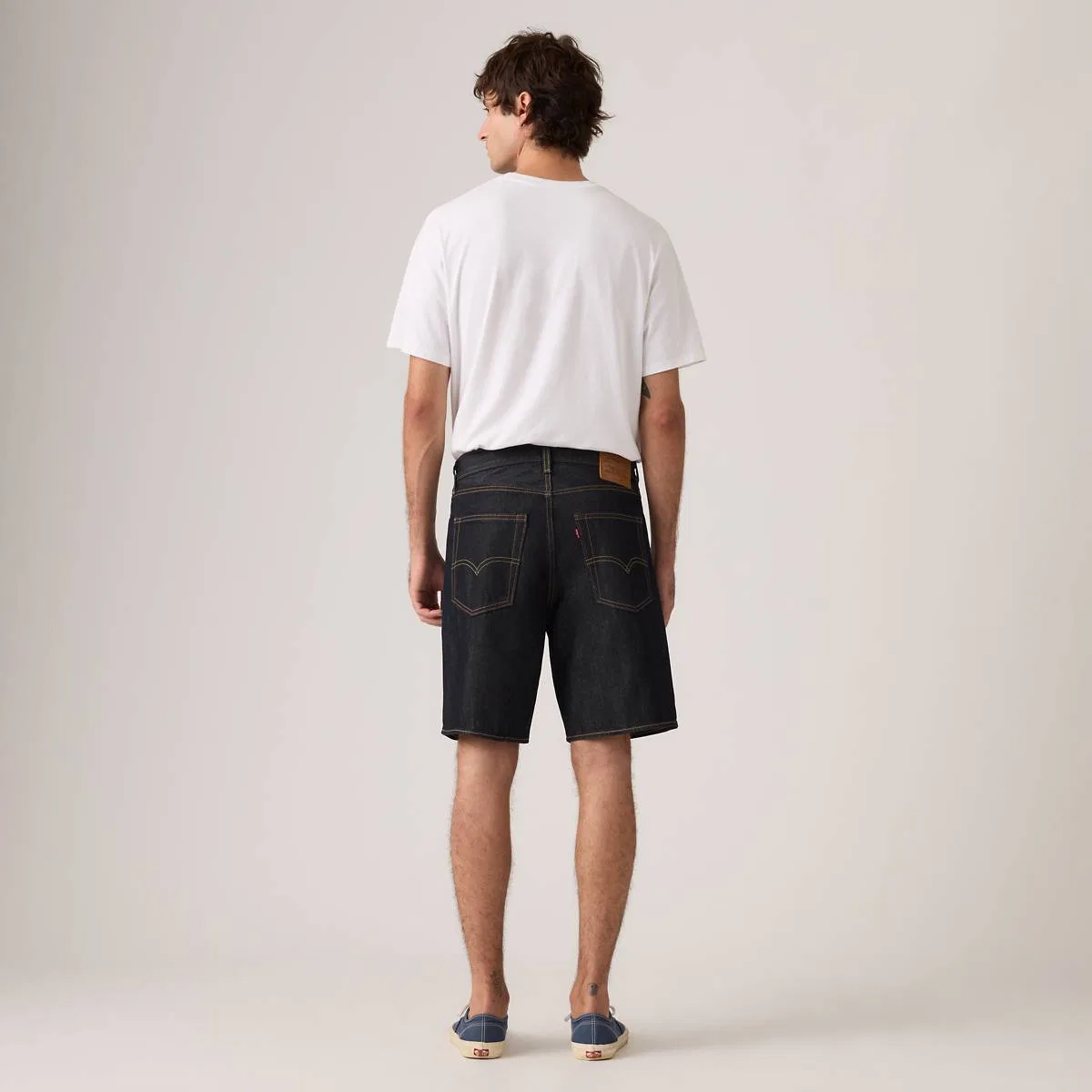 свободные мужские шорты 468 9 дюймов Levi's, Rinse Master - Dark Wash — фото 3