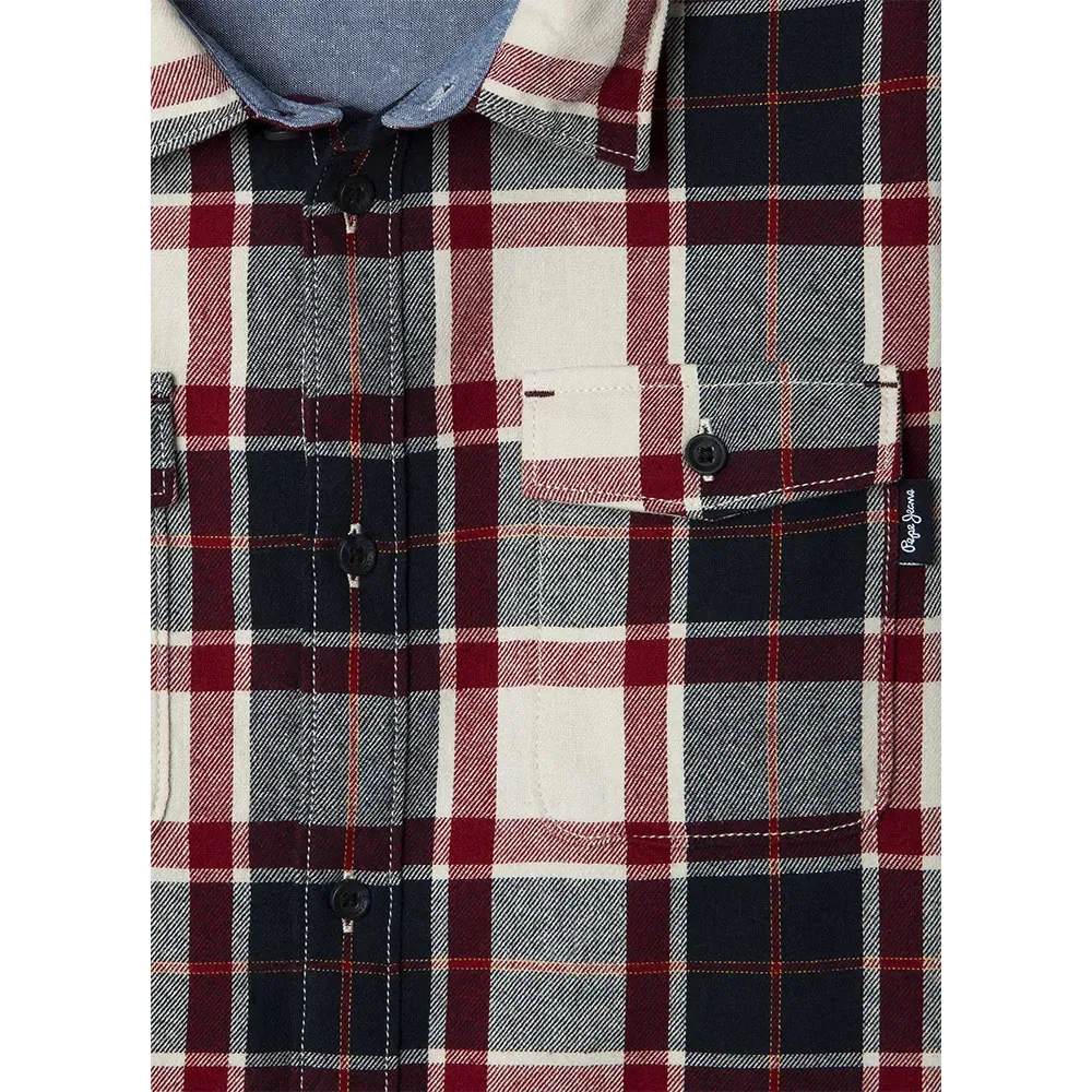 Рубашка с длинным рукавом Eaven Pepe Jeans, синий — фото 3