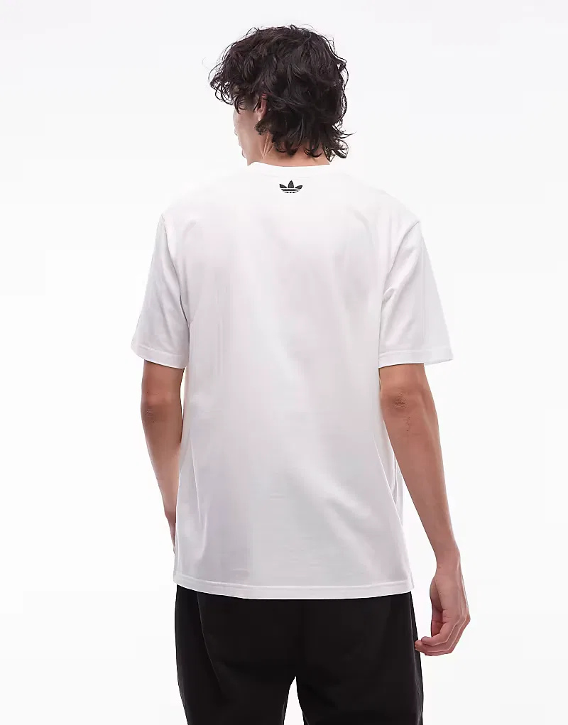 Футболка Adidas Originals archive graphic tee, белый — фото 3