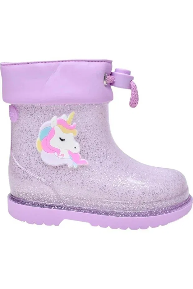 Детские ботинки для девочек с принтом Unicornio Glitter Igor, Purple