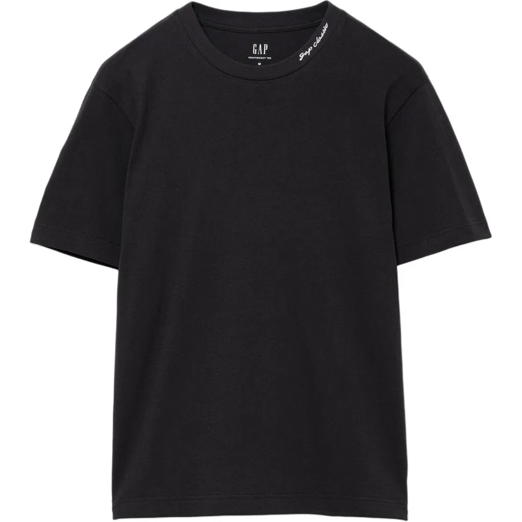 Унисекс футболка с круглым вырезом Gray Black GAP