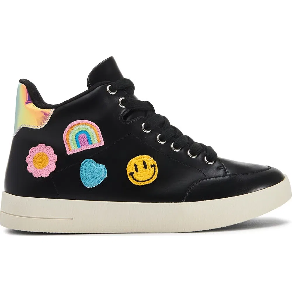 Детские кроссовки J-Tootsie Hi Top Steve Madden, Black Multi — фото 2