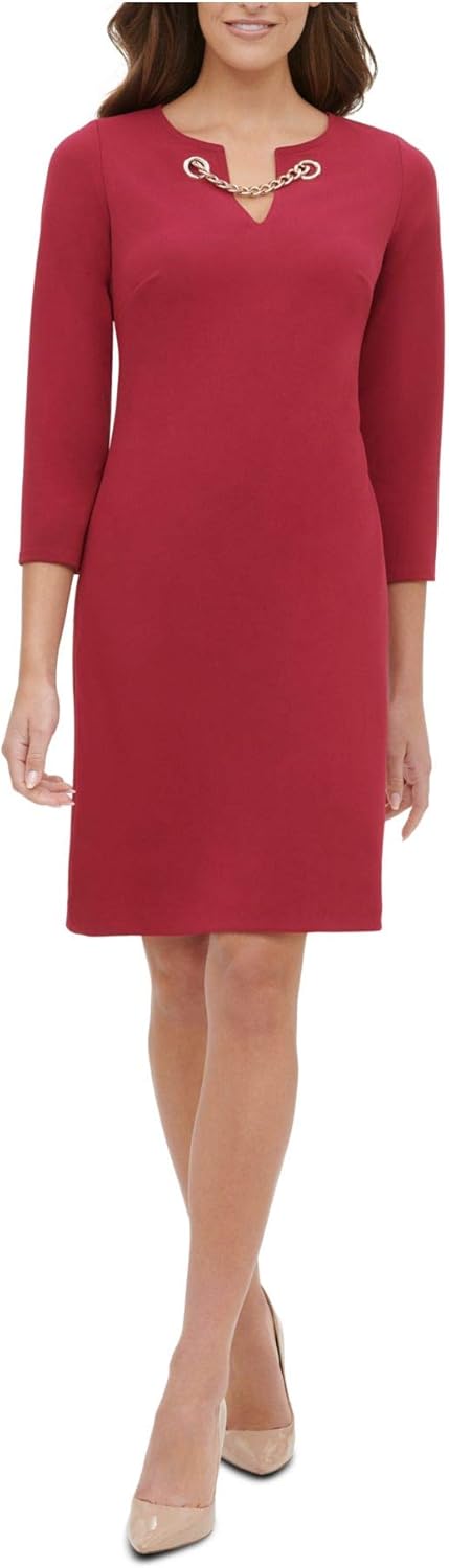 

Женская цепочка-футляр с люверсами от Tommy Hilfiger, Wine