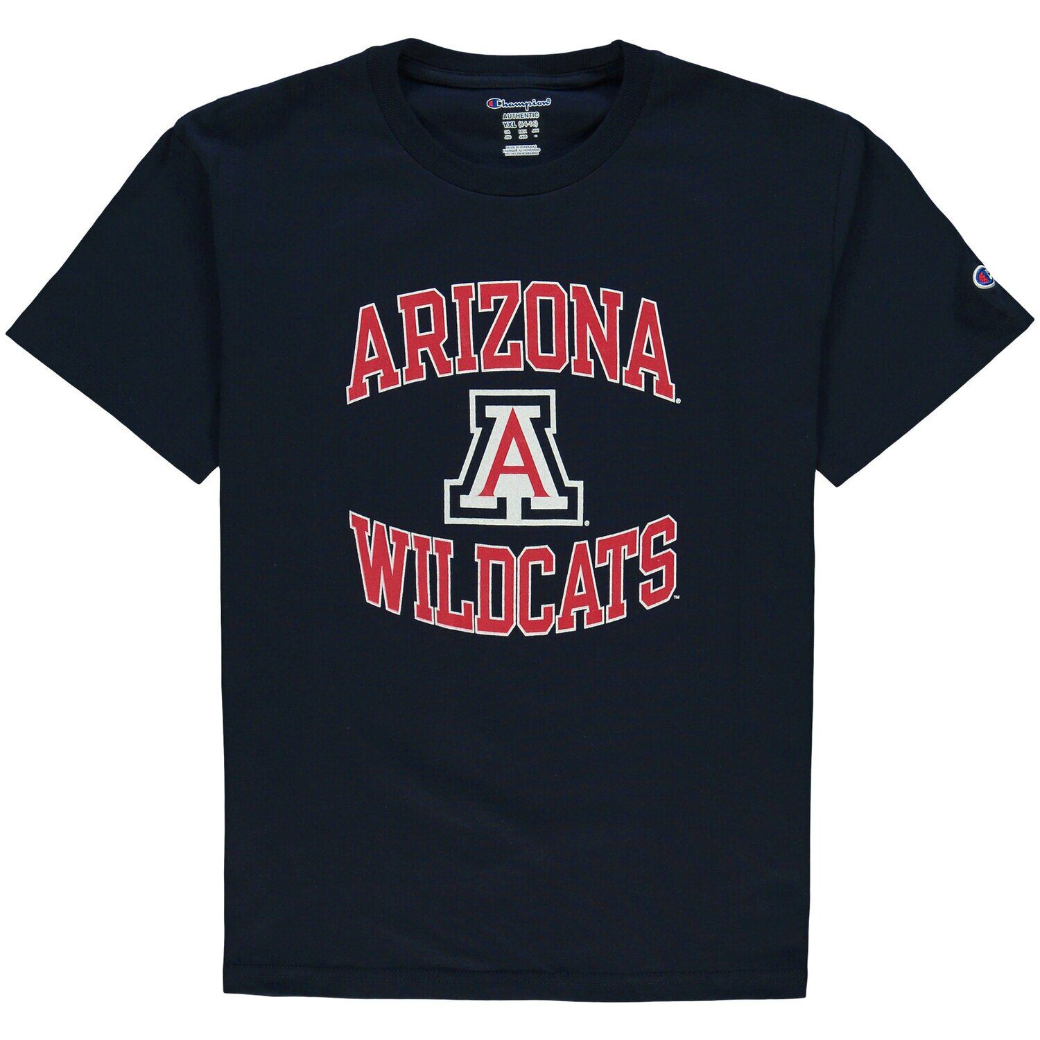 Футболка из джерси молодежного чемпиона темно-синего цвета Arizona Wildcats Circling Team Champion