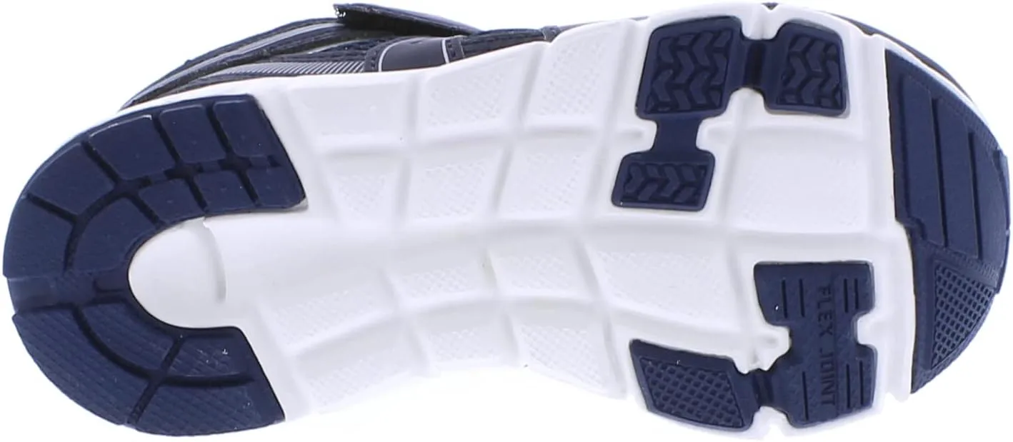 

Детские кроссовки TSUKIHOSHI Velocity - на ремешке, можно стирать в машине, с широкой носочной частью и нескользящей подошвой, без следов, для детей 4-12 лет, темно-синий/серебристый