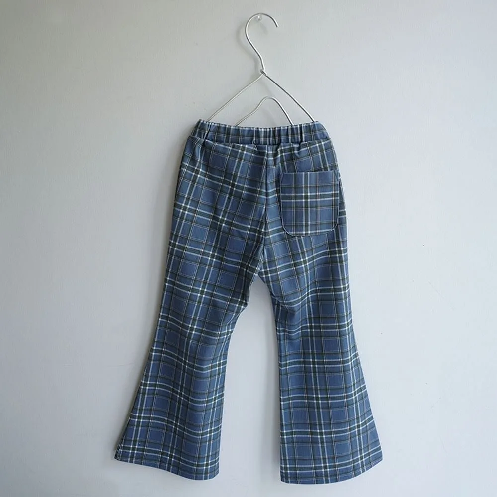 Длинные расклешенные брюки с узором по всей поверхности Branshes, Navy blue