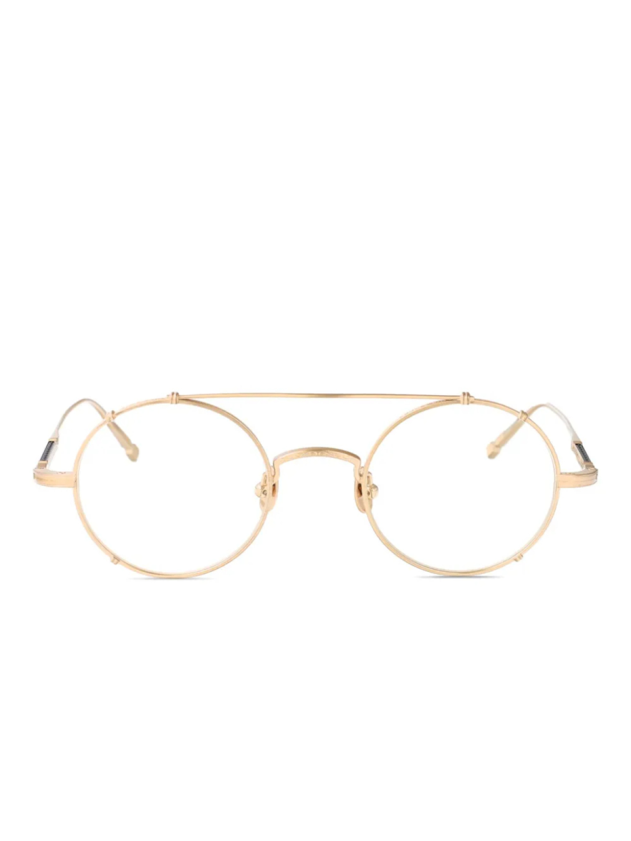 

Matsuda round frame очки, золотой