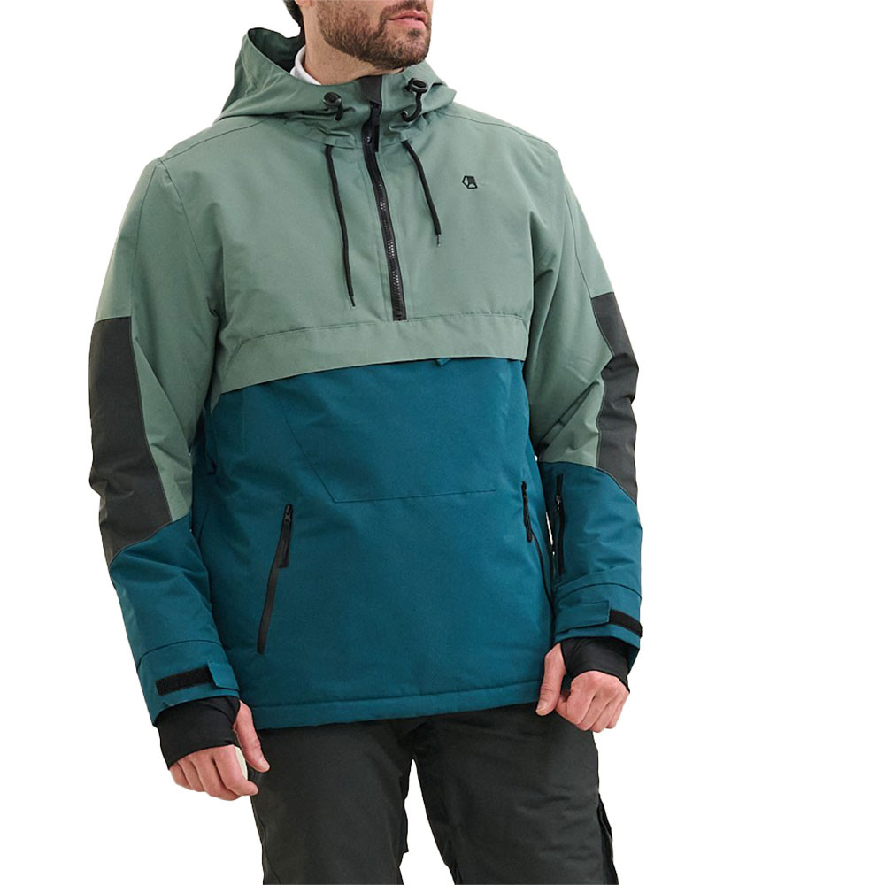 

Утепленная сноубордическая куртка Liquid Golden (мужская), Petrol/Sage/Black