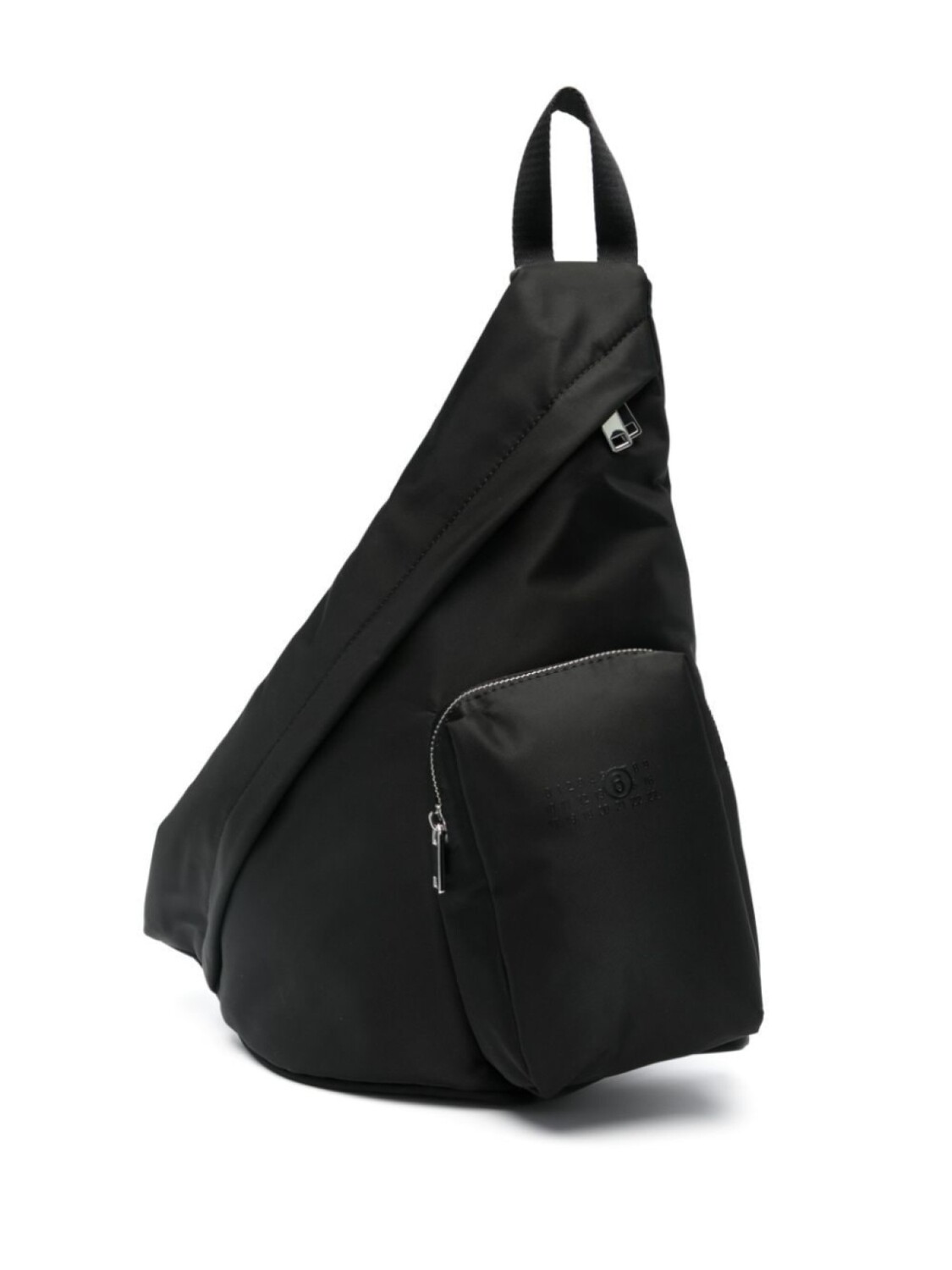 

MM6 Maison Margiela треугольная сумка на плечо, черный