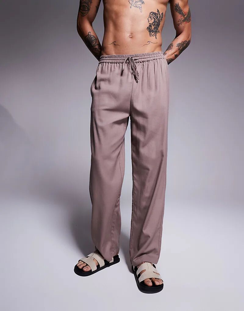 

Пляжные брюки Southbeach Taupe из льняной смеси (часть комплекта) South Beach