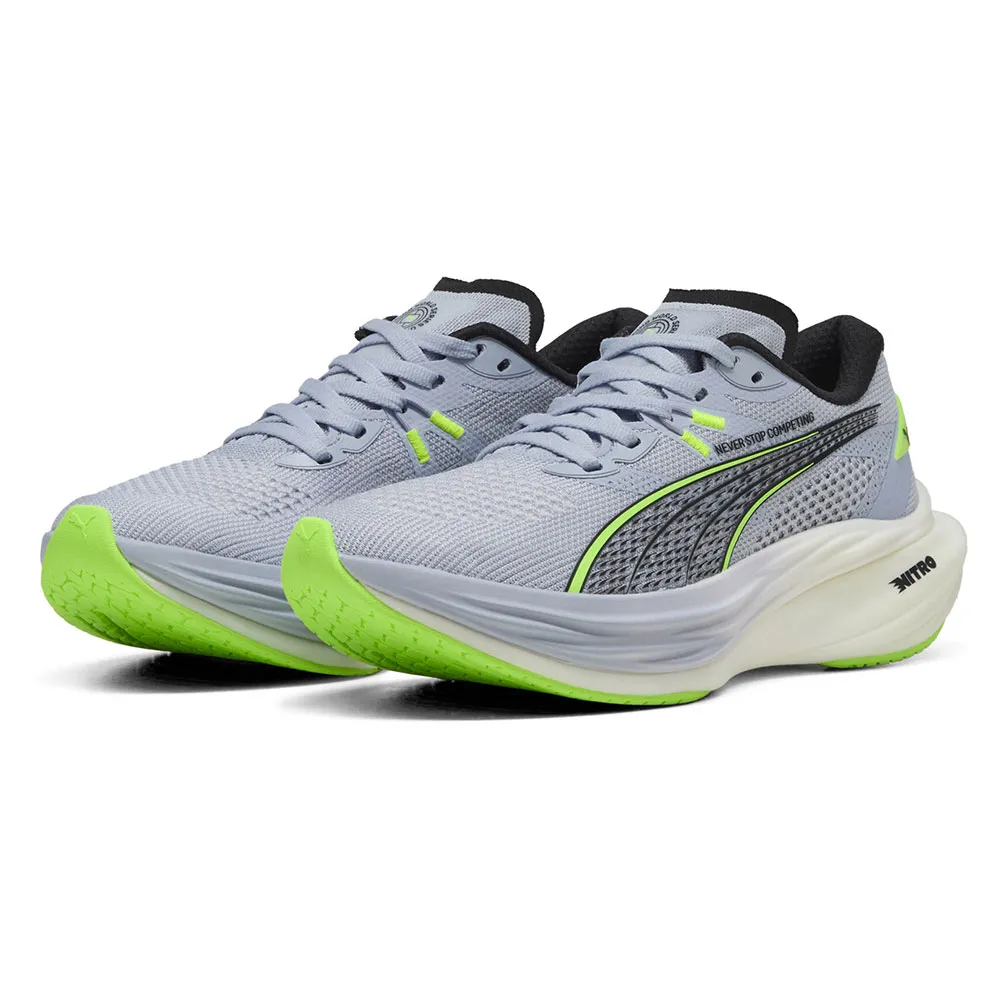 Беговые кроссовки Puma Deviate Nitro 3 Hyrox, синий