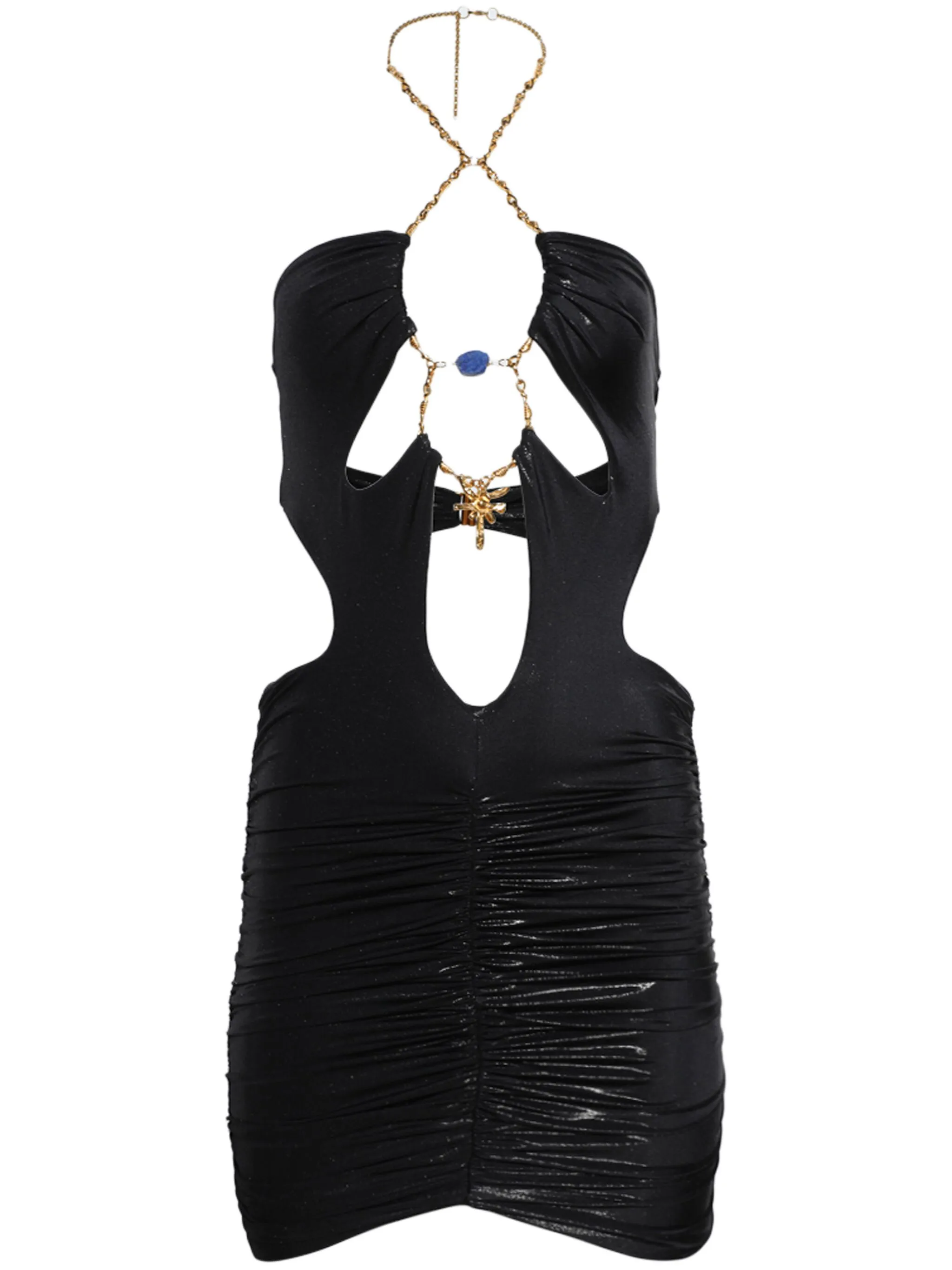 

Платье мини с драпировкой Di Petsa, черный