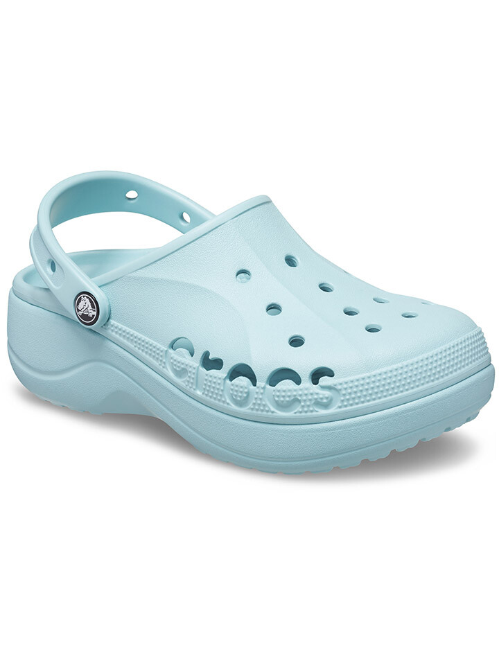 Сабо Crocs Baya Platform, светло-синий