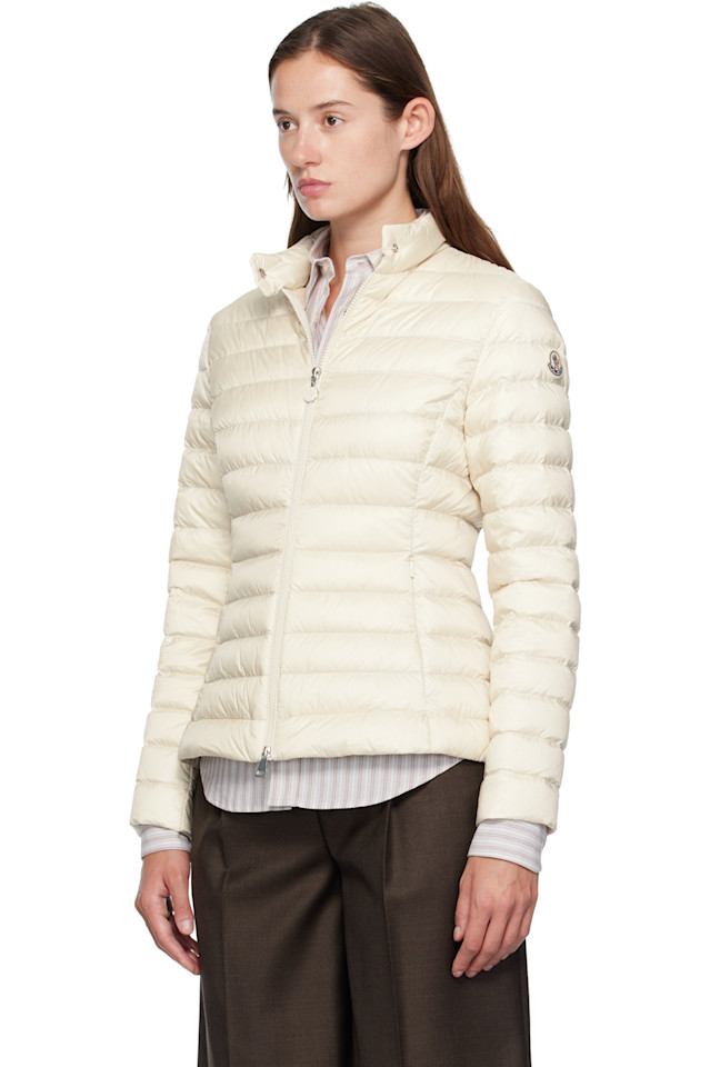 Пуховая куртка Игелле Moncler, бежевый — фото 4