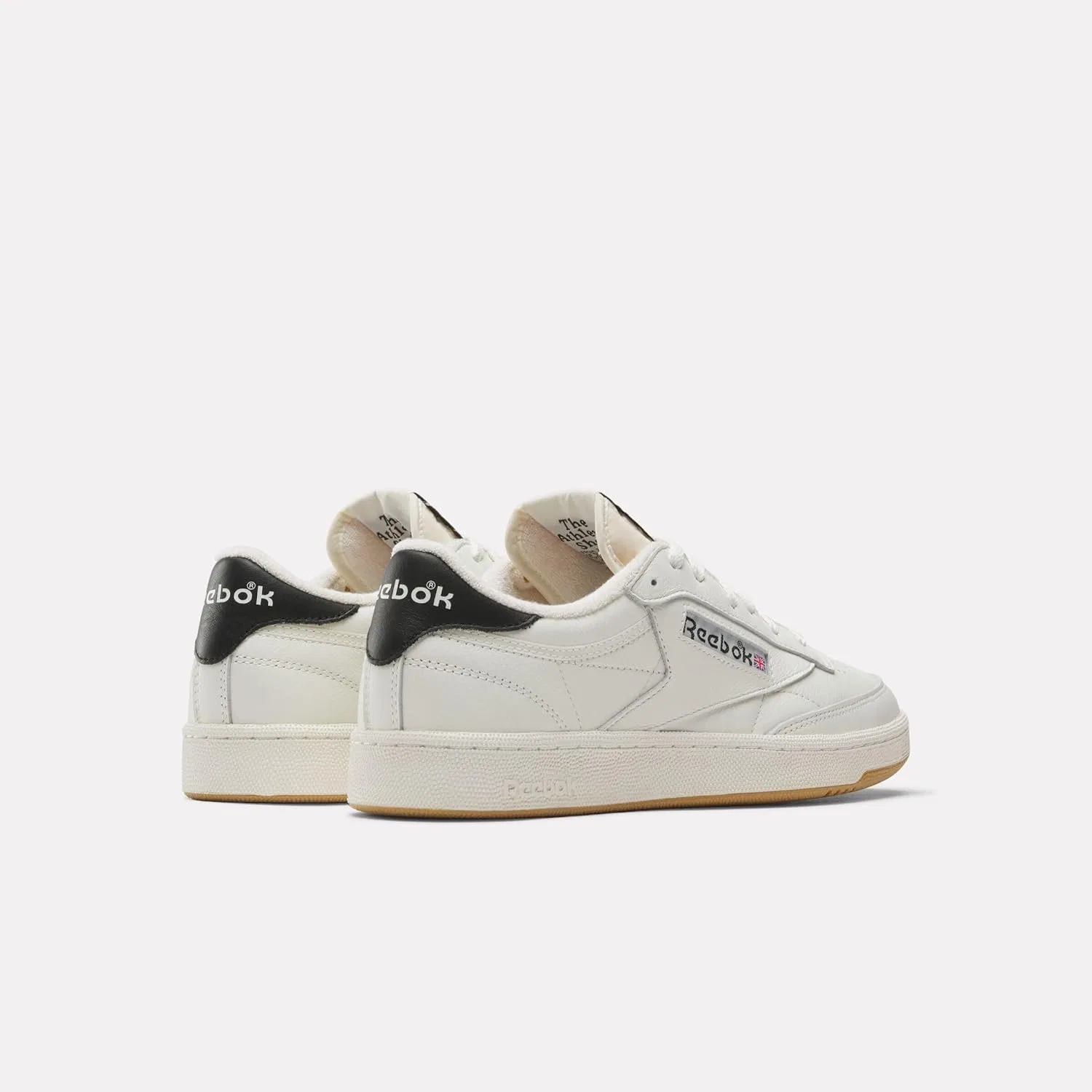 Кроссовки Reebok Unisex Club C 85 Vintage, Chalk Black Gum — фото 4