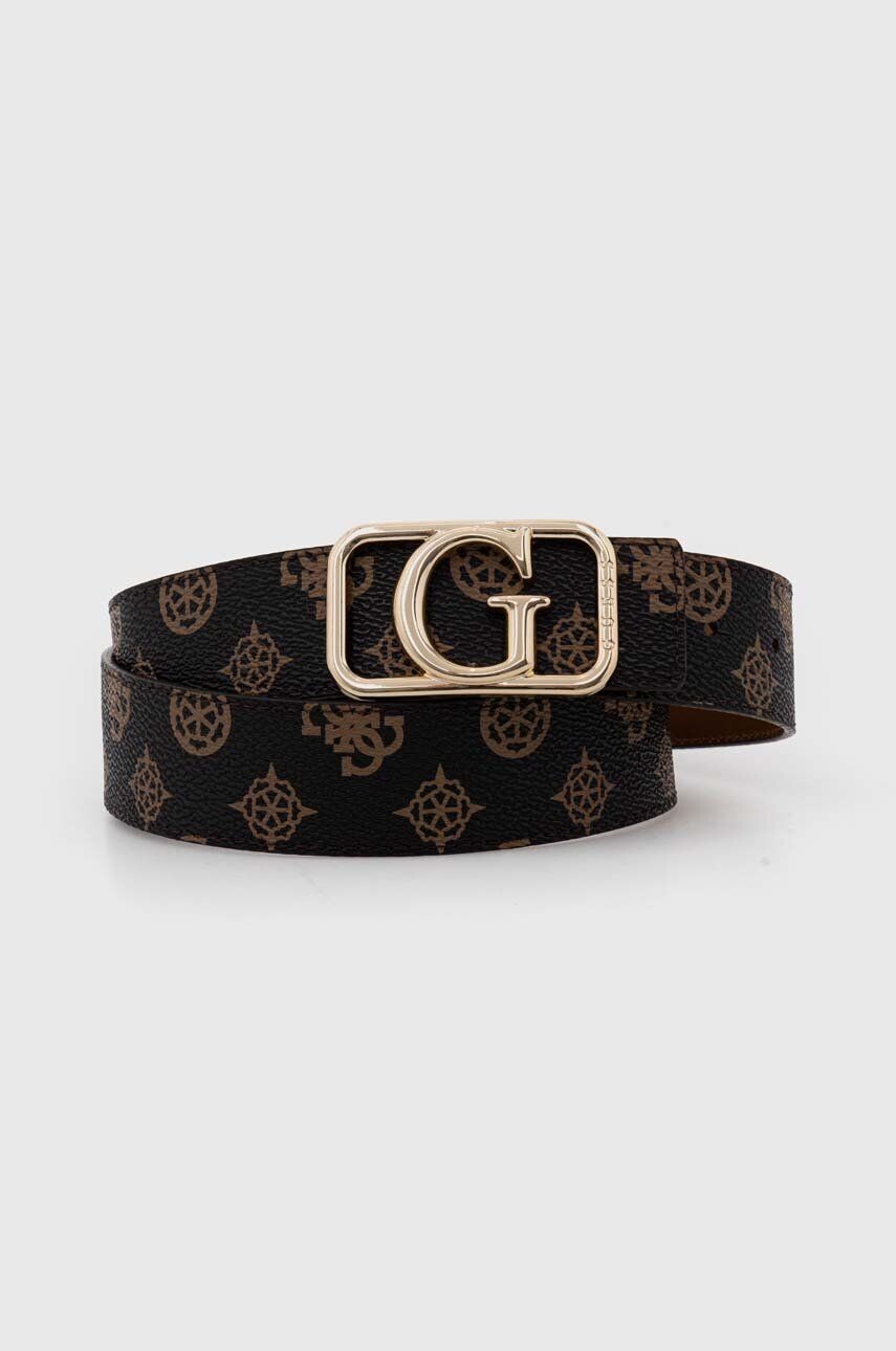 

Ремень Guess двусторонний KUBA, коричневый