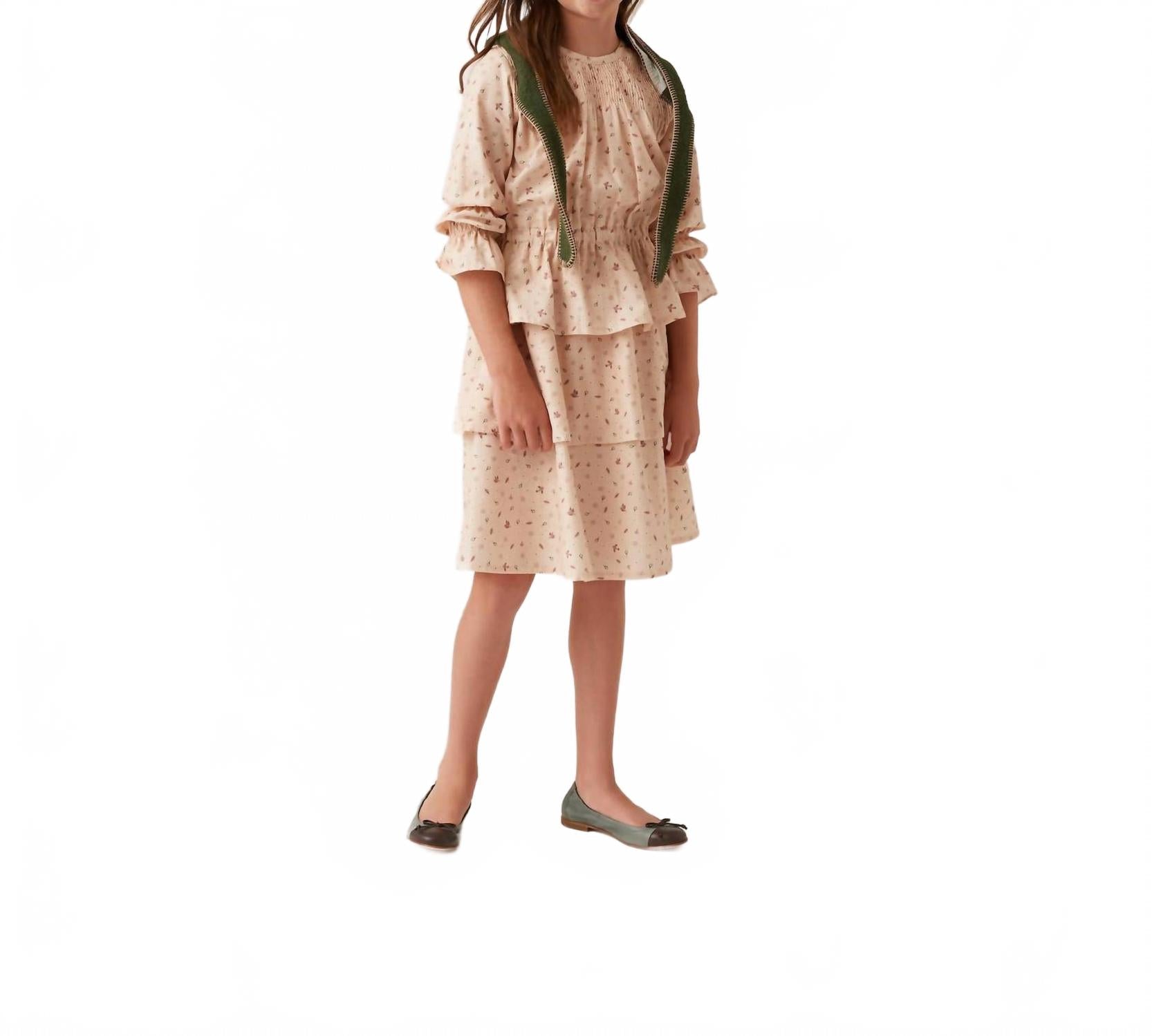 

Органическое платье с буфами в лесном стиле, натуральный цвет The Sunday Collective