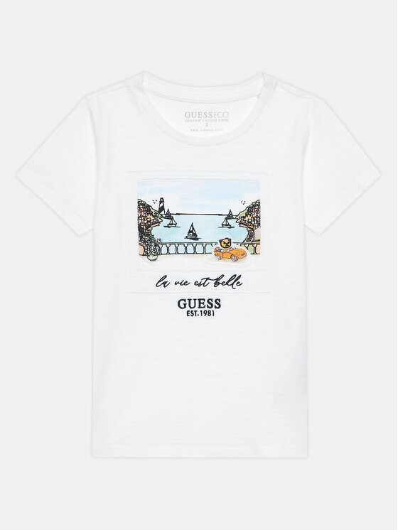

Футболка стандартного кроя Guess, белый