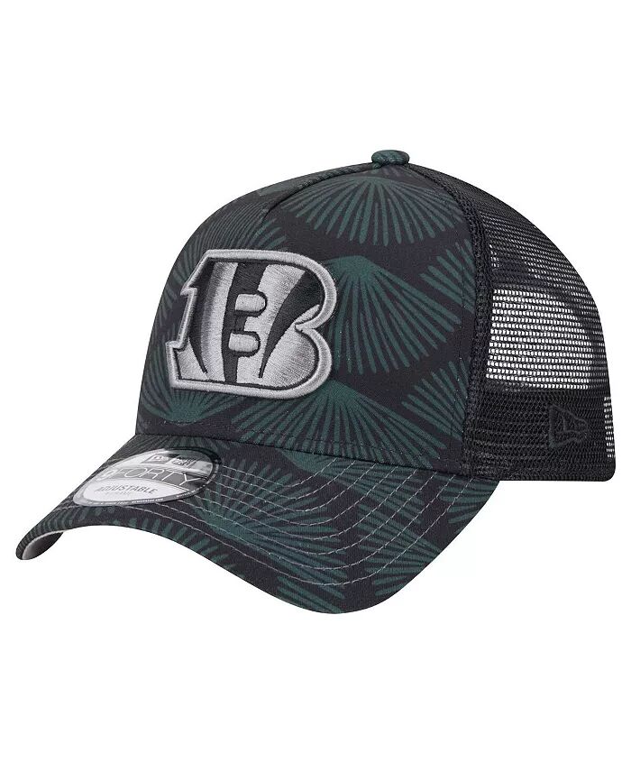

Мужская черная регулируемая кепка Cincinnati Bengals Agave Trucker 9FORTY New Era