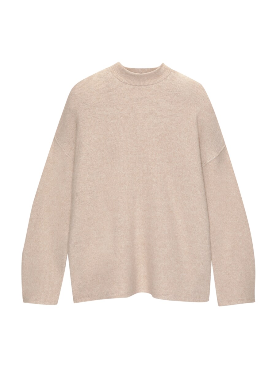 

Тонкий вязаный свитер Pull&Bear Sweater, серо-бежевый