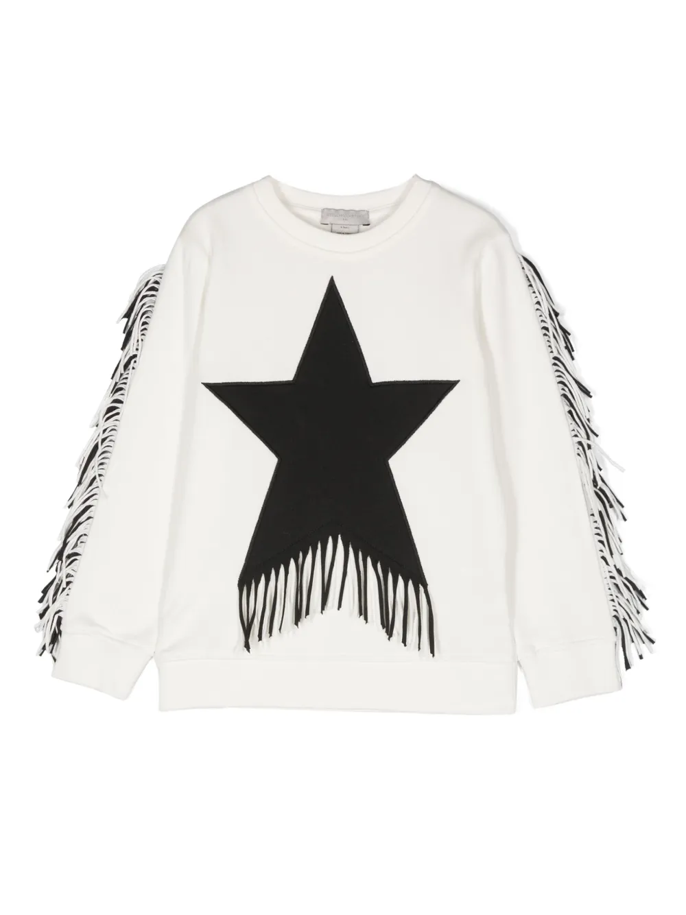 

Толстовка Fringed Star Stella McCartney Kids, белый