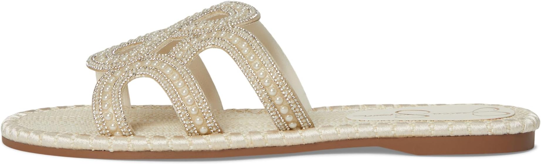Сандалии Jessica Simpson Bria Flat Woven Sandals, цвет Soft Ivory — фото 4