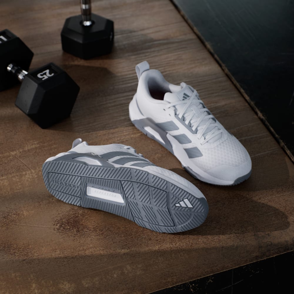 Кроссовки Adidas Dropset Control Training Shoes, цвет Cloud White/Grey/Lucid Red — фото 3