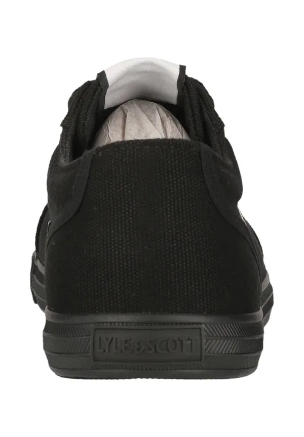 Кроссовки Lyle & Scott, модель halket trainers, цвет черный — фото 4