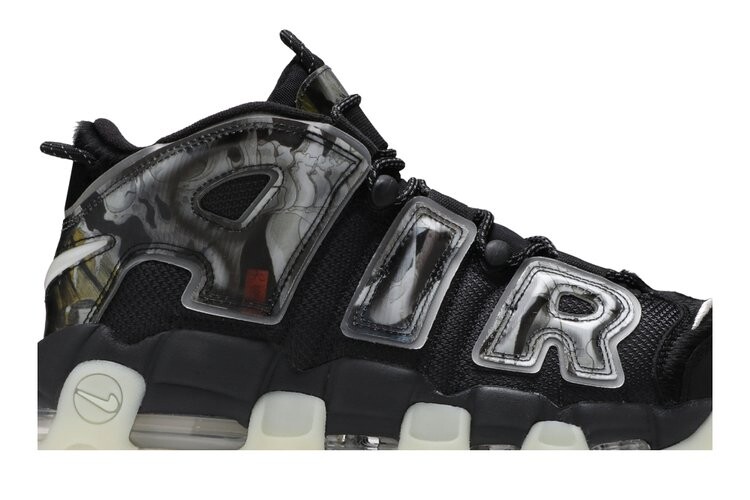 Кроссовки Nike Air More Uptempo, черный — фото 2