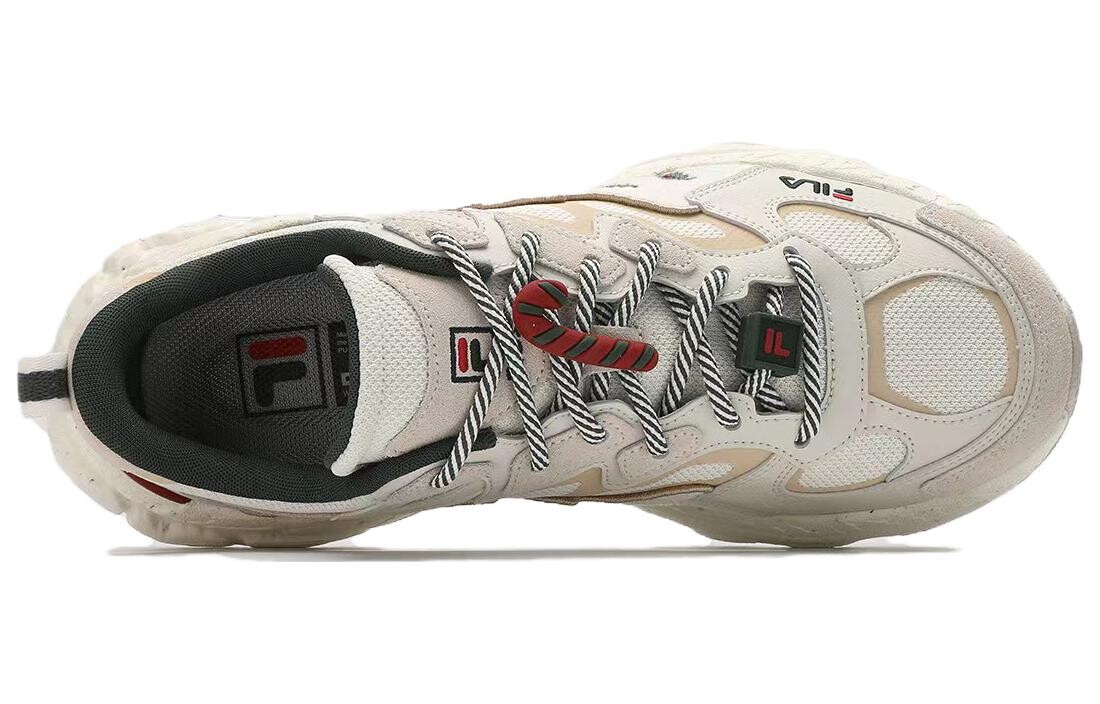 Кроссовки FILA Fern Chunky Sneakers Men Low-top Beige/Green, зеленый — фото 2