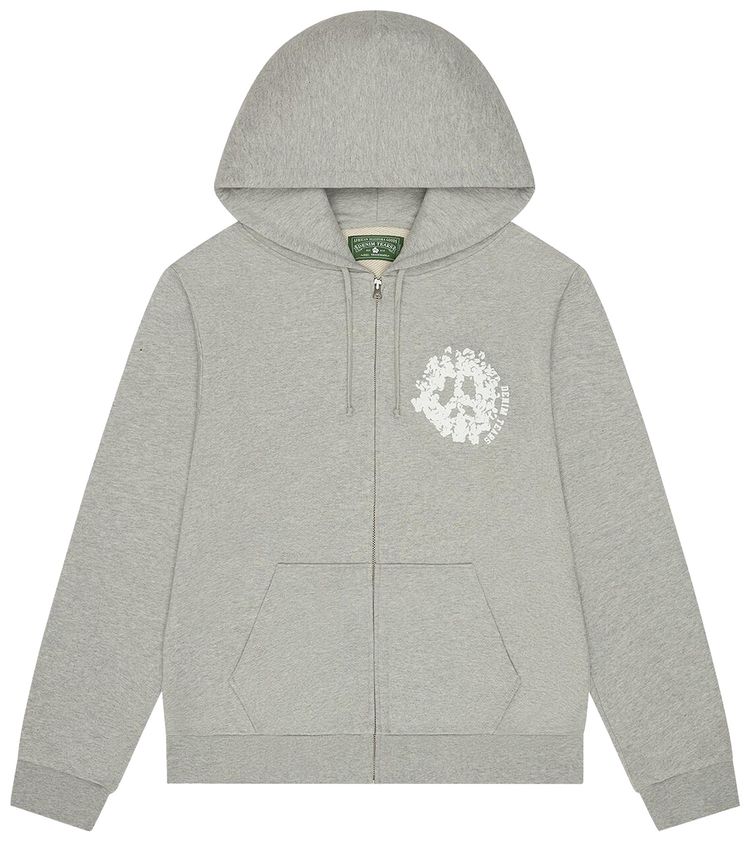 

Толстовка Denim Tears Denim University Zip Hoodie, серый