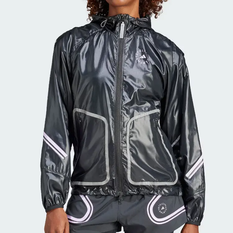 Футболка Stella McCartney Adidas черно-белая — фото 3