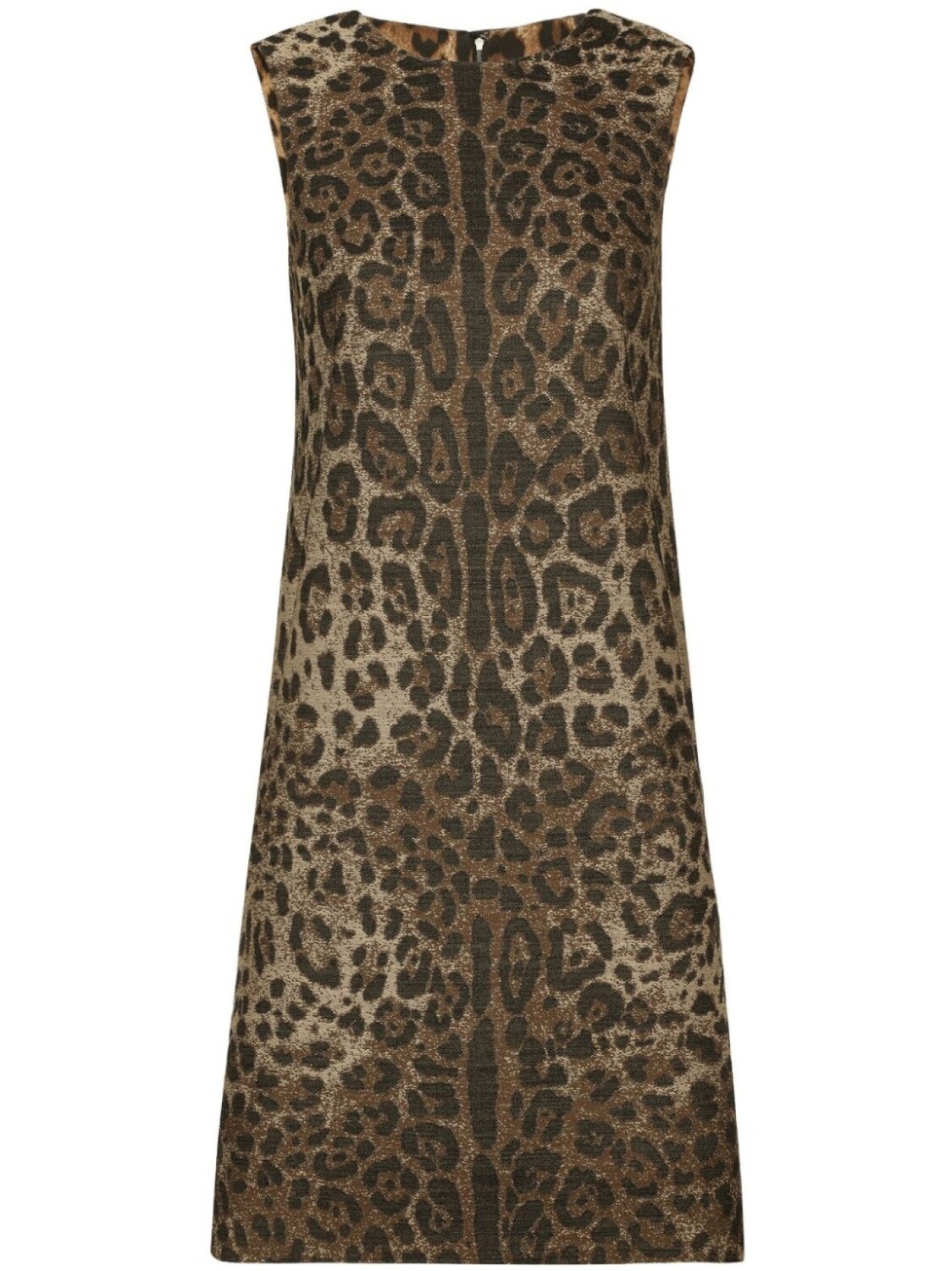 

Dolce & Gabbana платье миди с леопардовым узором, коричневый
