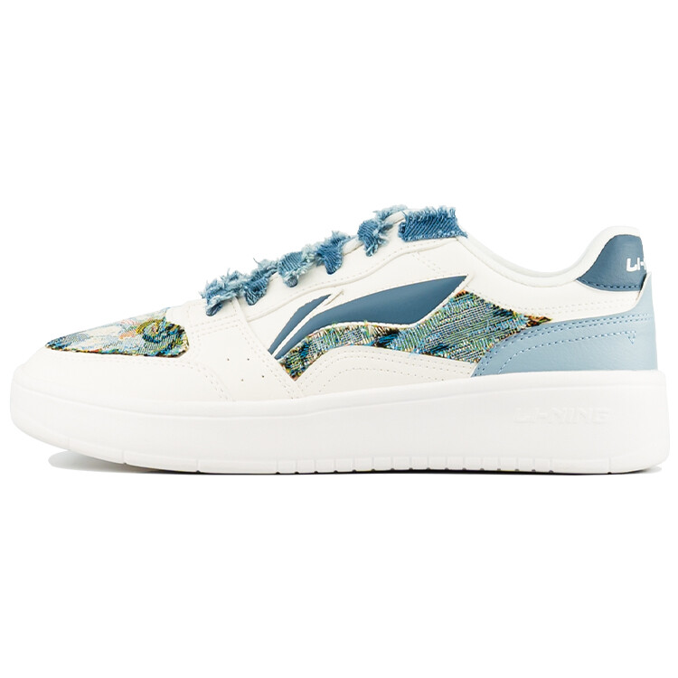 

Кроссовки LINING Acer Truncatum Skateboarding Shoes Men Low-top Blue, белый