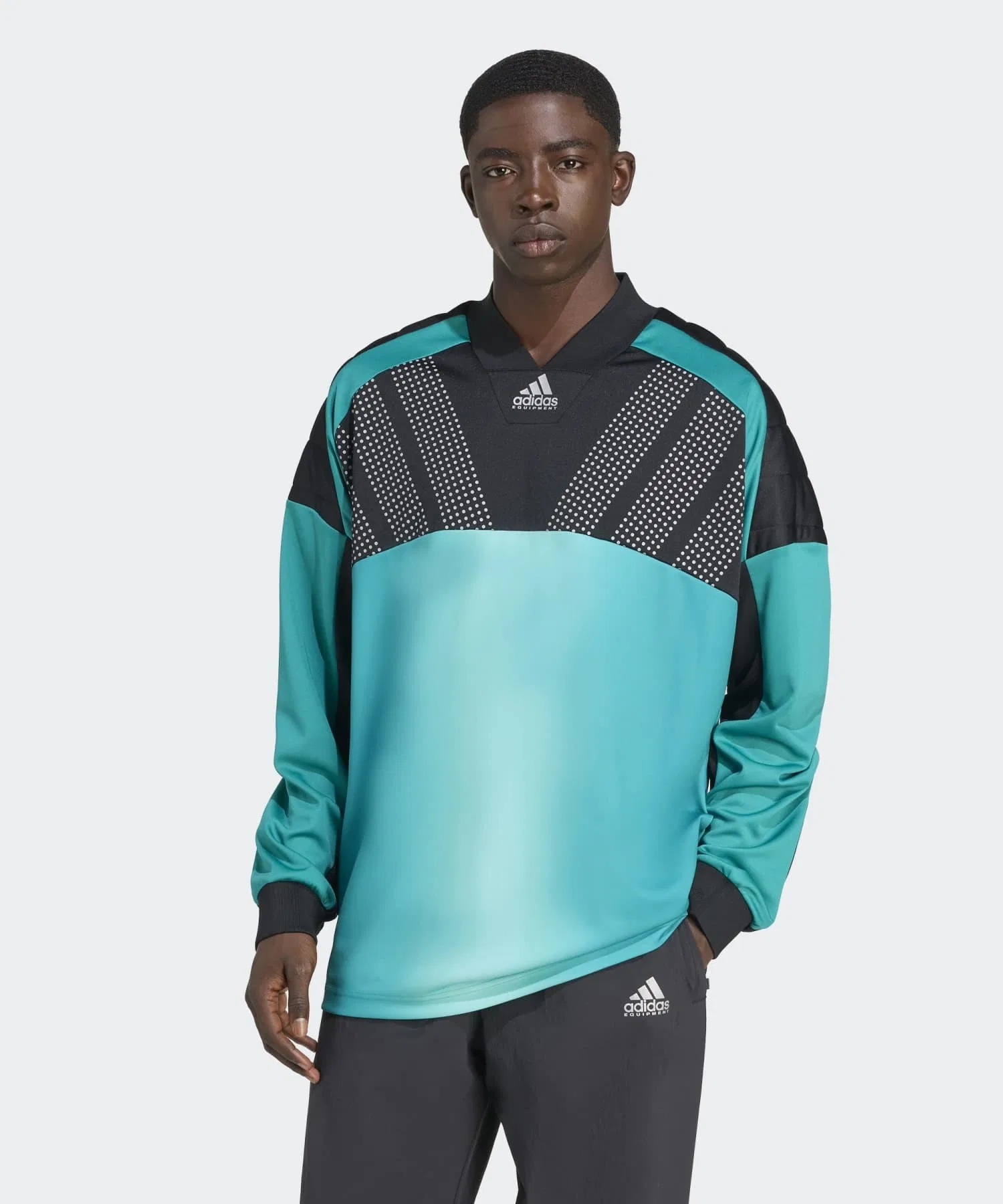 Унисекс футболка adidas Originals EQT с логотипом зелёная