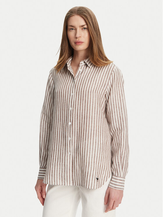 

Рубашка обычного кроя Josef 2515111052 Weekend Max Mara, бежевый