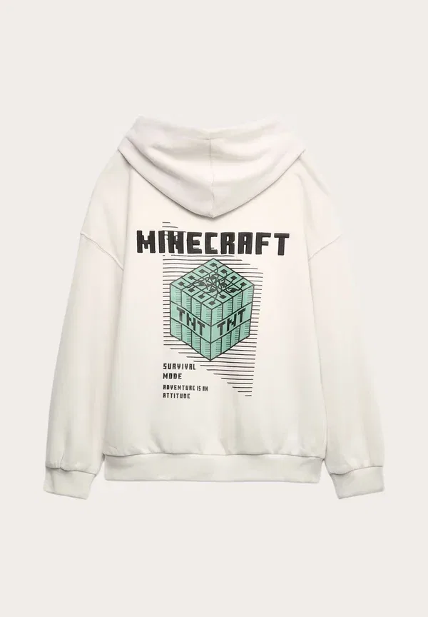 Толстовка с капюшоном Minecraft Marks & Spencer, цвет экрю — фото 2