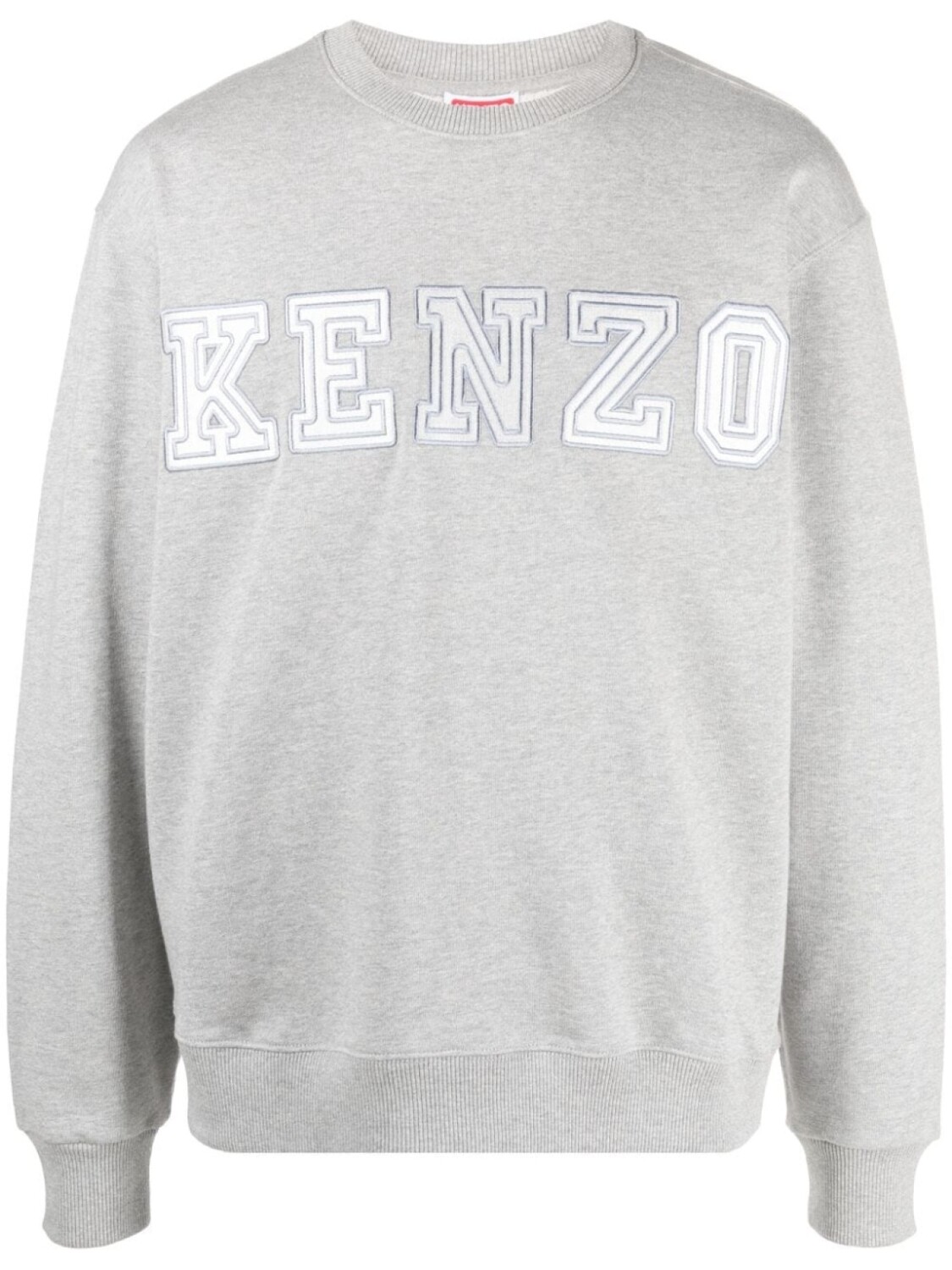 

Kenzo толстовка с вышитым логотипом, серый