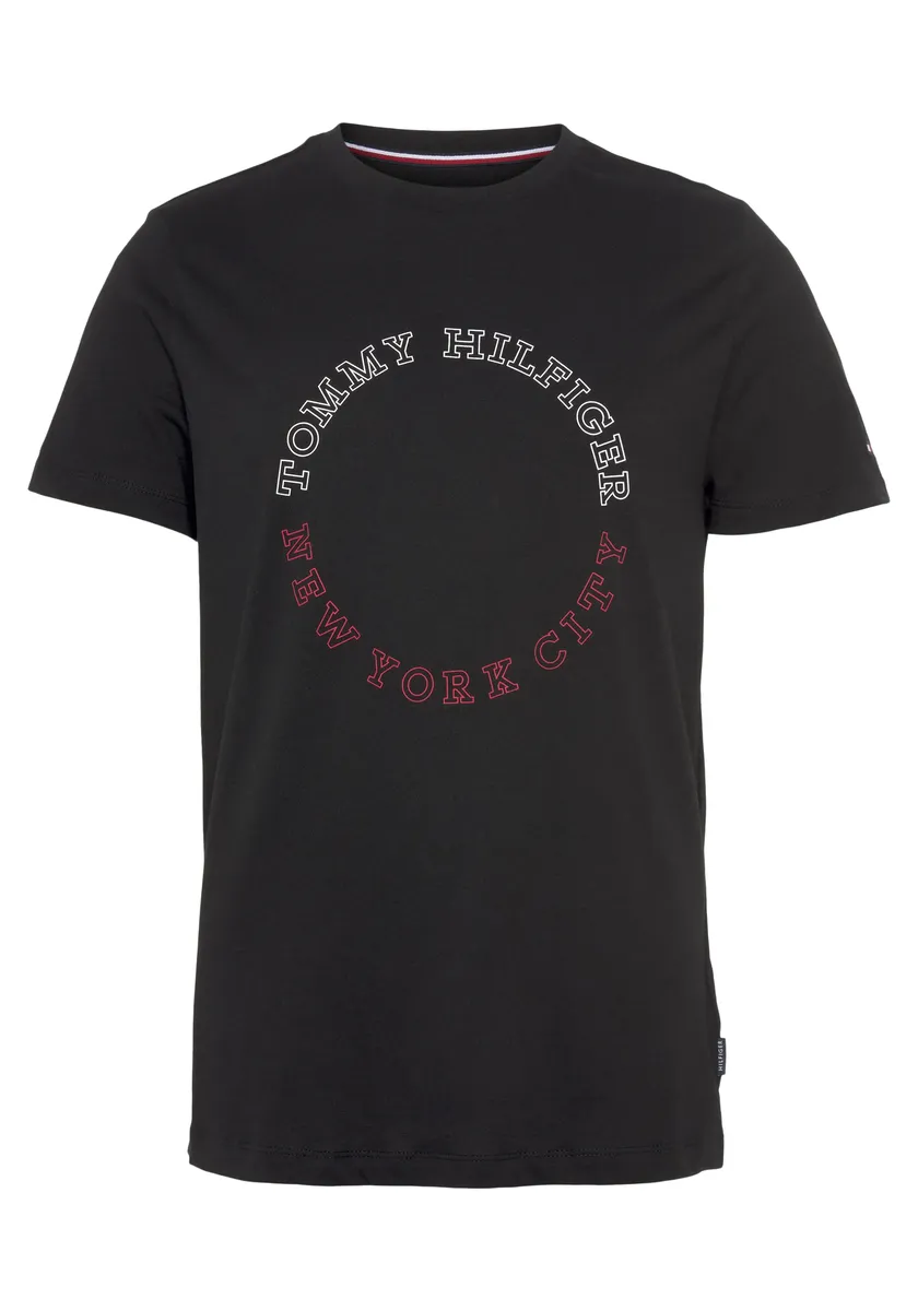 

Футболка Tommy Hilfiger "MONOTYPE ROUNDLE TEE", черный