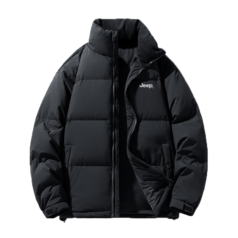 

Пуховик мужской со стойкой утепленный Jeep, matte черный