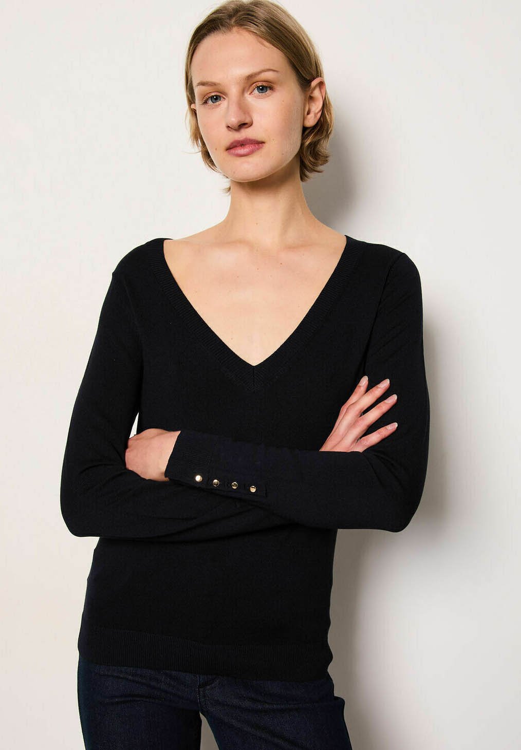 

Джемпер GARANCE Etam, темно-синий