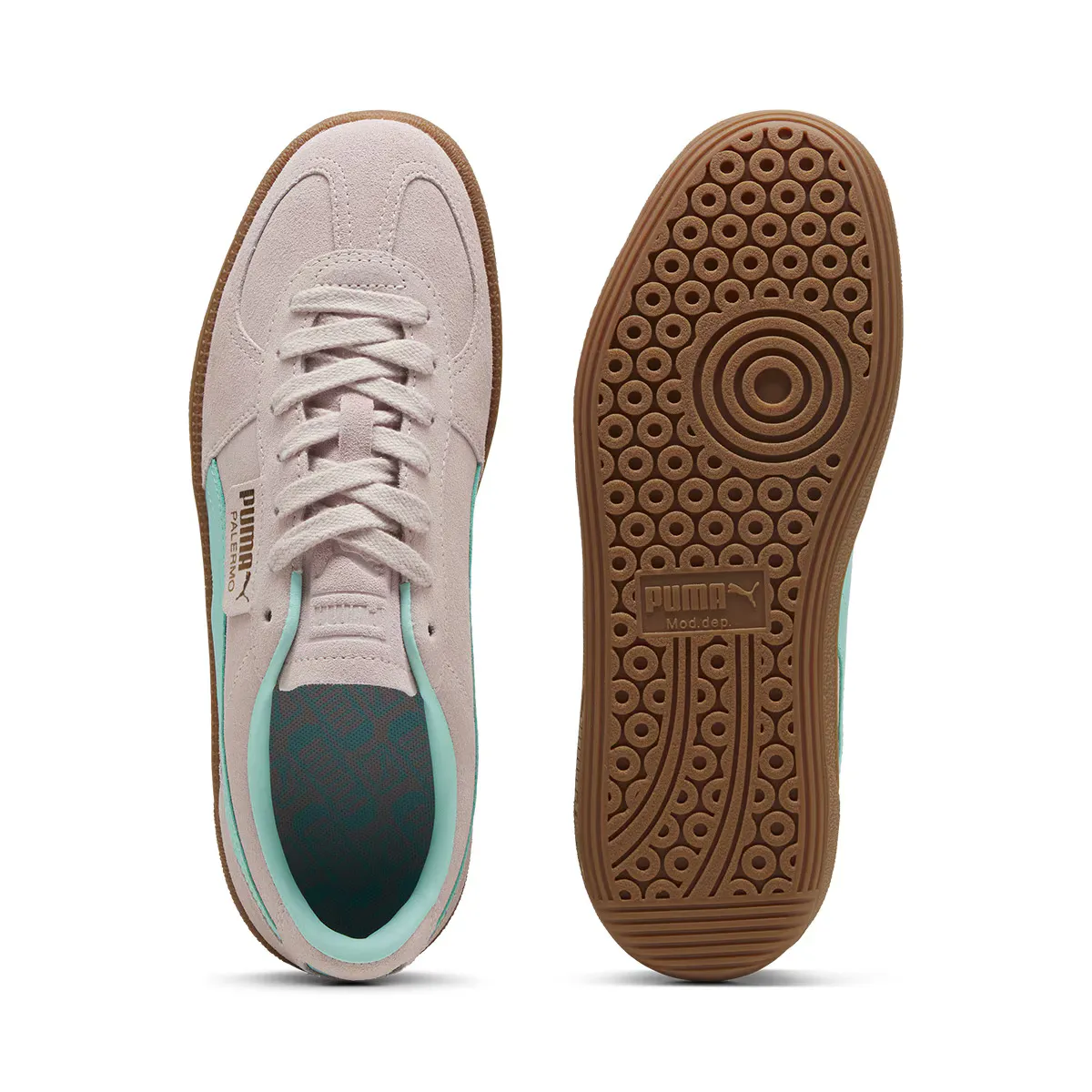 Женские повседневные кроссовки Puma Palermo, розовый/синий — фото 3