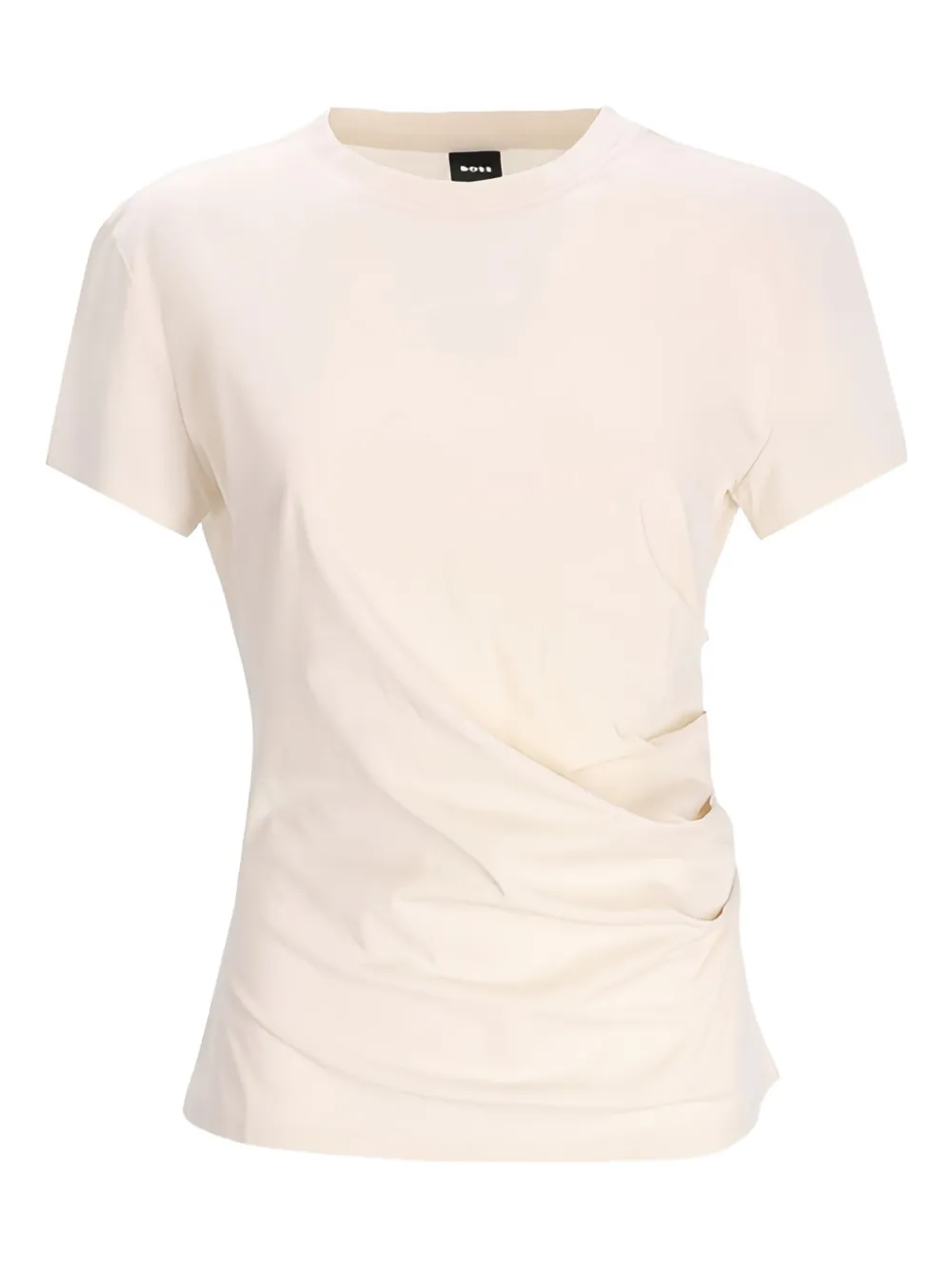 

Футболка с драпировкой Boss, нейтральный