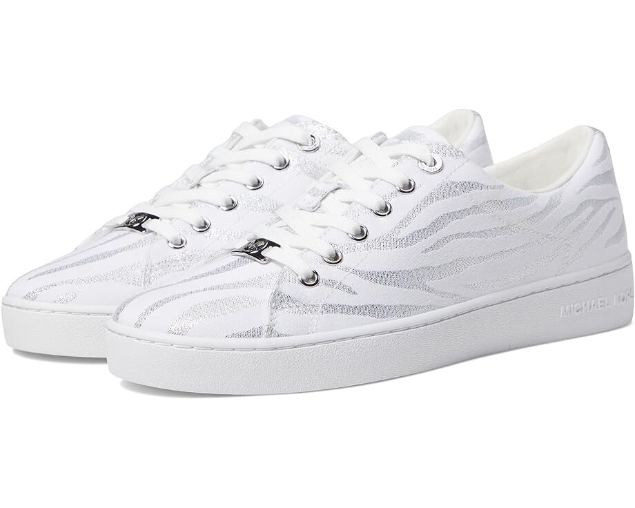 

Кроссовки MICHAEL Michael Kors Keaton Lace Up, цвет Silver Multi