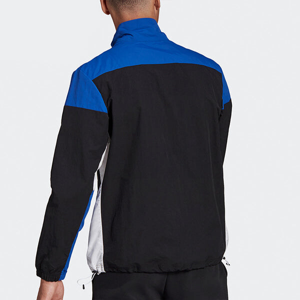 Куртка adidas ZNE TTOP WVN Colorblock Stand Collar Sports Jacket Black, черный — фото 4