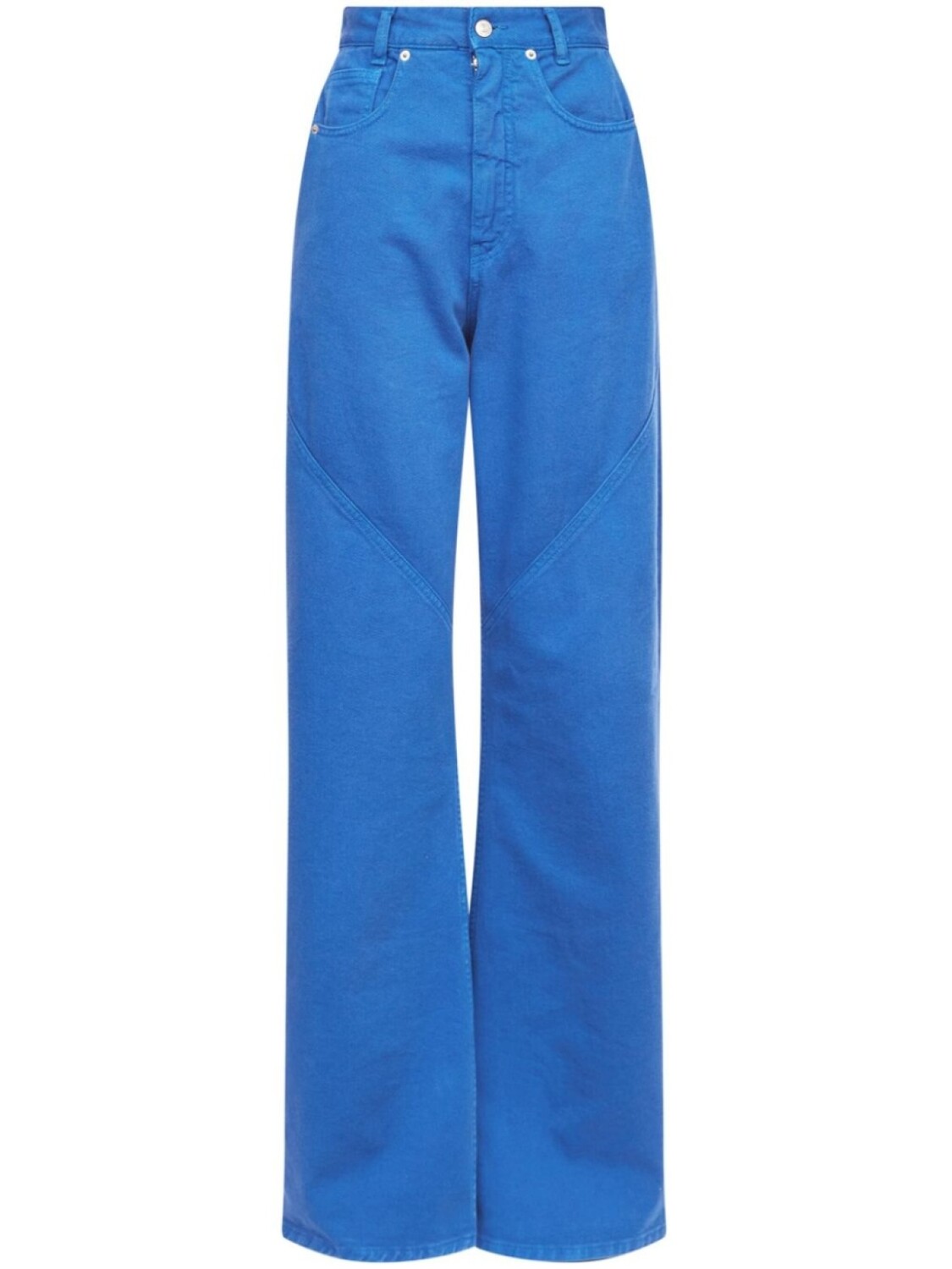 

MM6 Maison Margiela широкие брюки средней посадки, синий