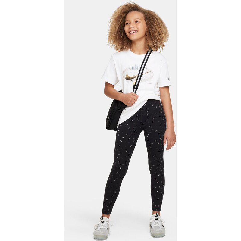 Tight g nsw essntl mr tght logo prnt Nike, черный — фото 4