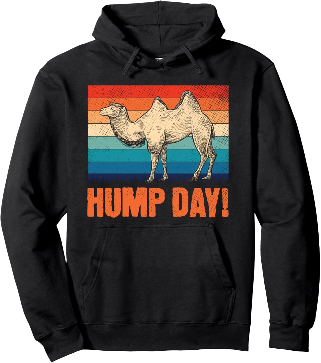 

Худи в винтажном ретро-стиле «Верблюд среды» Gift Items For Camel Lovers, черный