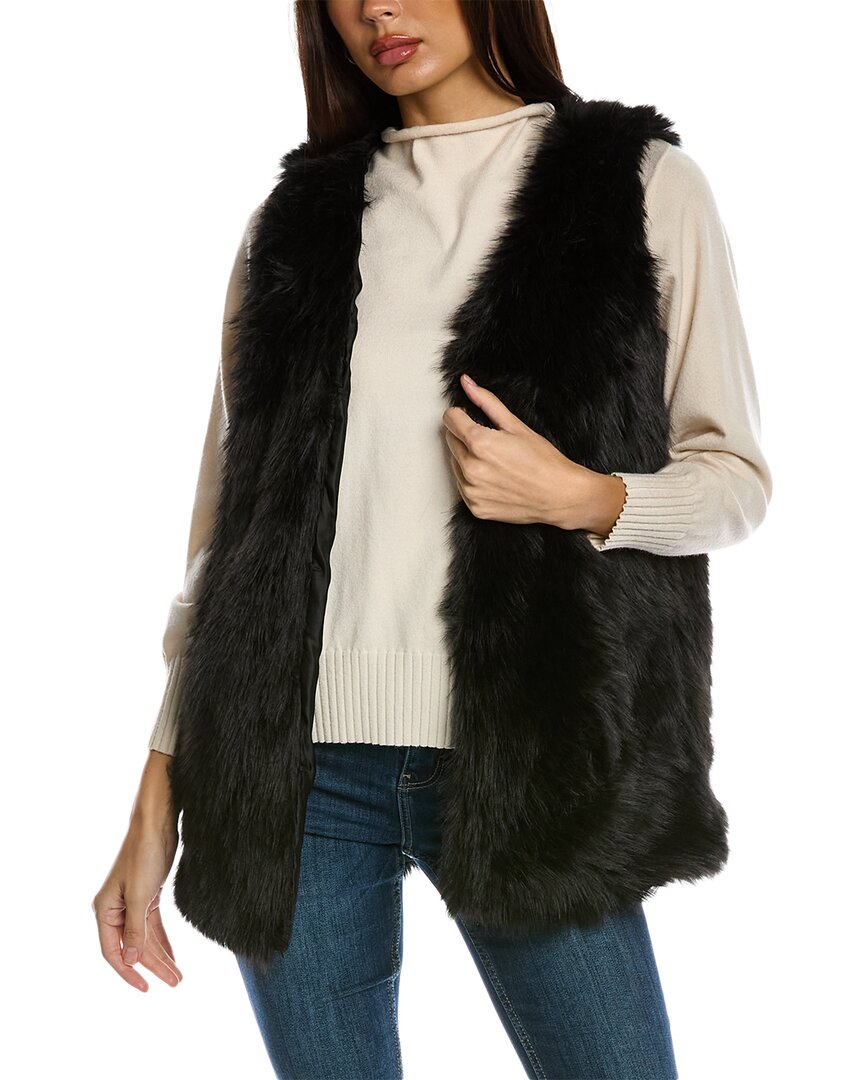 

Surell Accessories Мохнатый жилет, черный